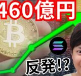 ビットコイン4,460億円。反発のシグナル